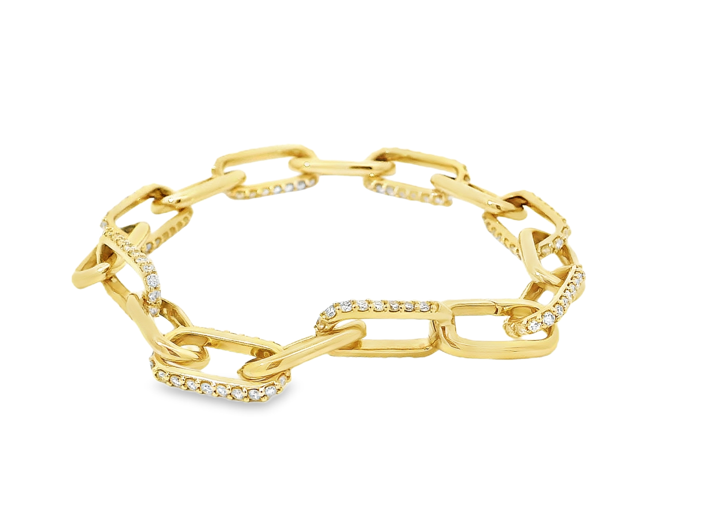 Elegant Gold Link Bracelet