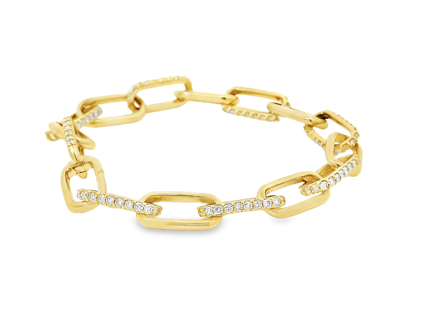 Elegant Gold Link Bracelet