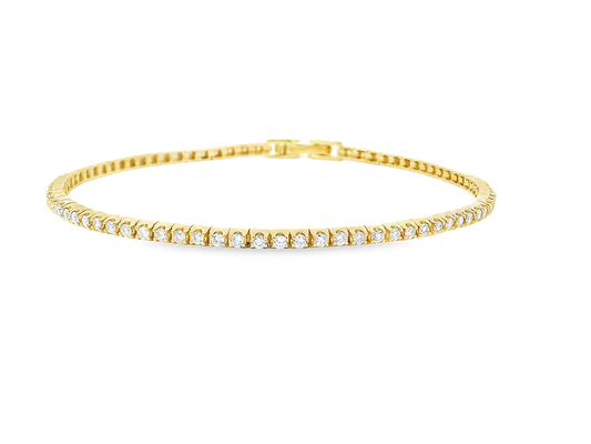 Elegant Gold Diamond Bracelet