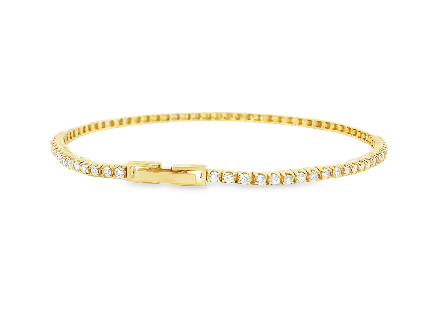 Elegant Gold Diamond Bracelet