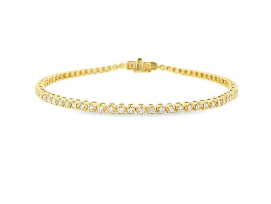Elegant Gold Diamond Bracelet