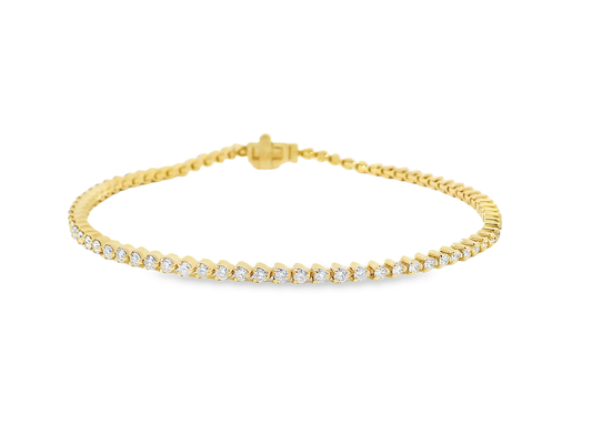 Elegant Gold Diamond Bracelet