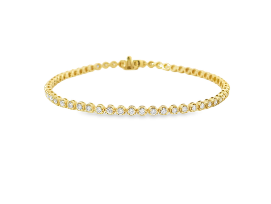 Elegant Gold Diamond Bracelet