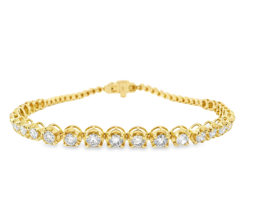 Elegant Gold Diamond Bracelet
