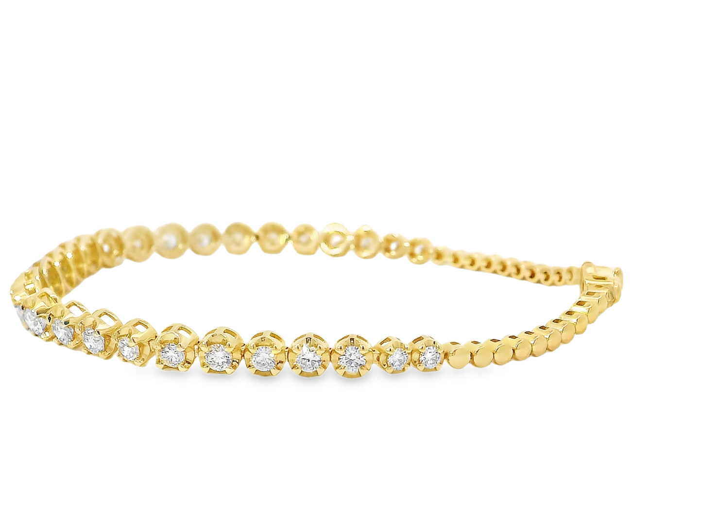 Elegant Gold Diamond Bracelet