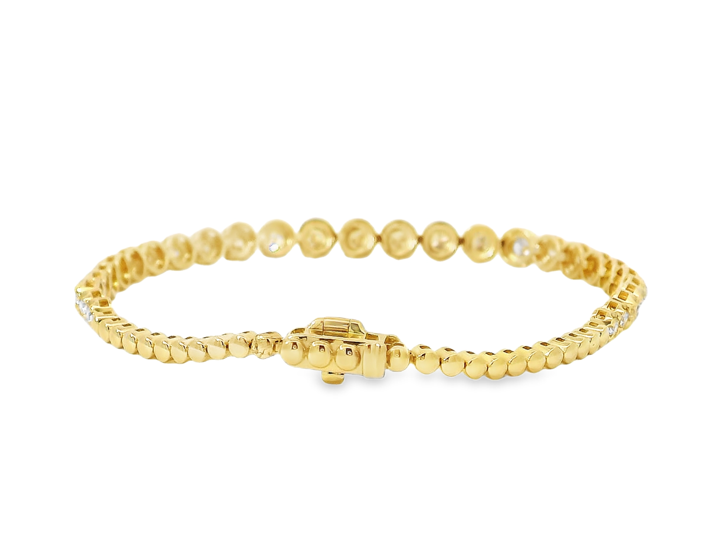 Elegant Gold Diamond Bracelet
