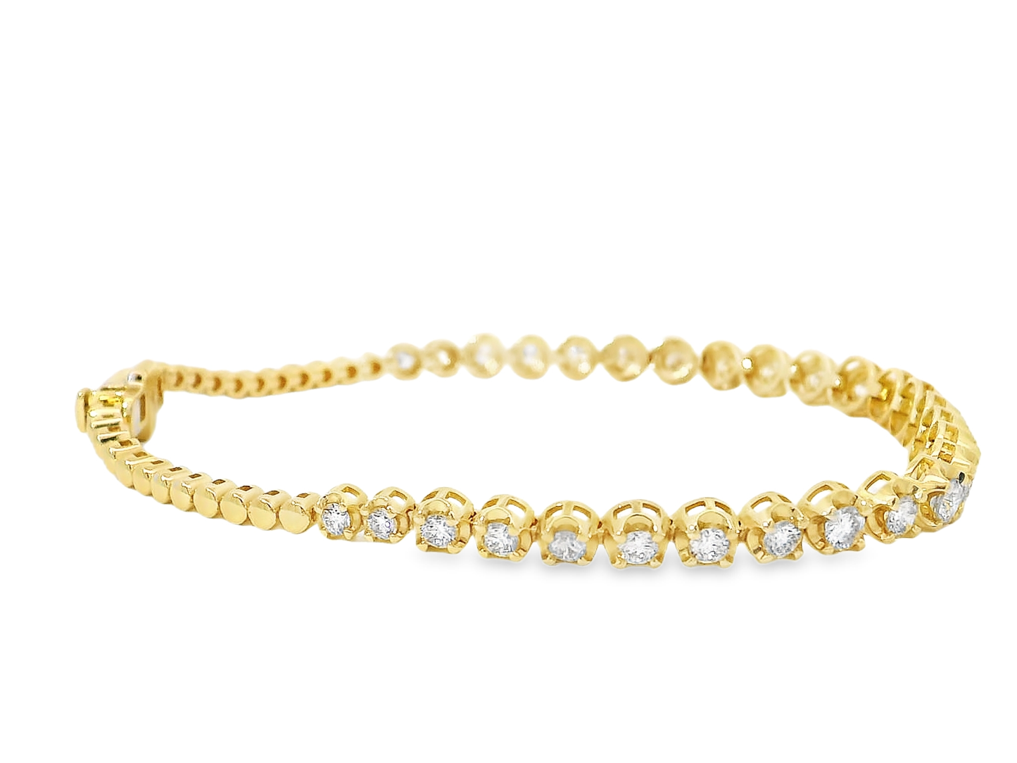 Elegant Gold Diamond Bracelet