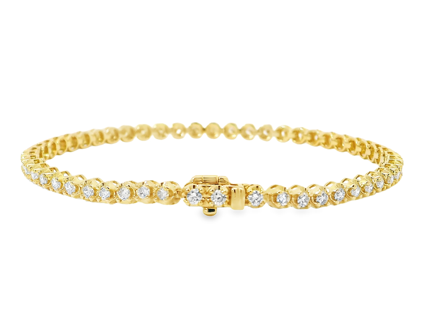 Elegant Gold Diamond Bracelet