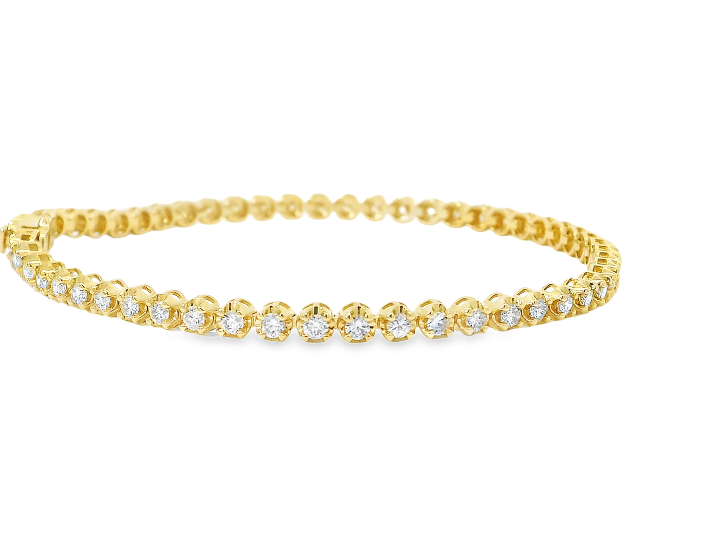 Elegant Gold Diamond Bracelet