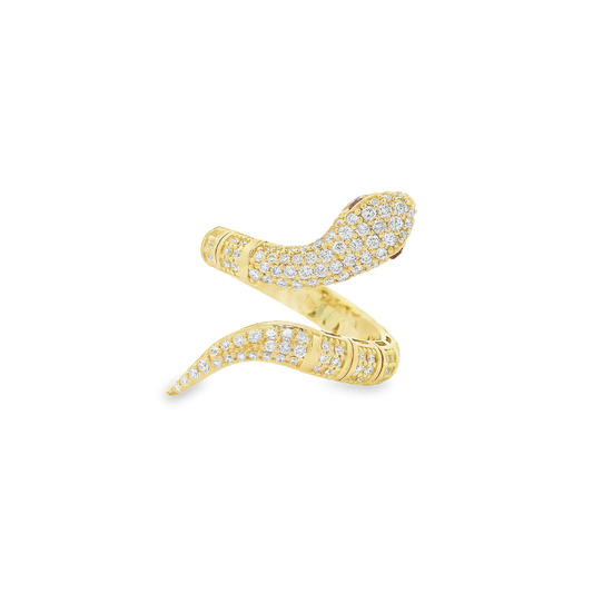 Elegant Snake-Inspired Ring