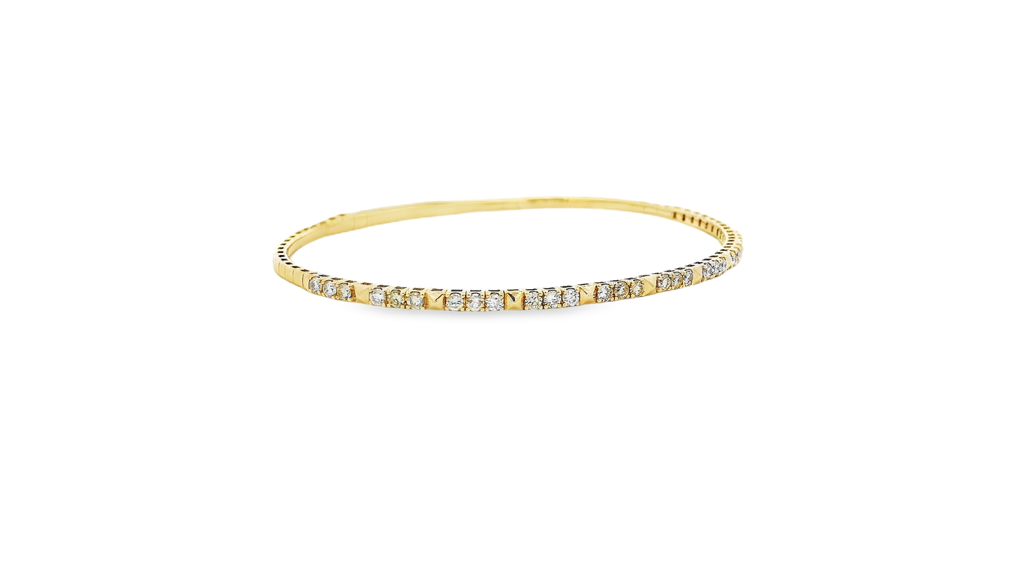 Elegant Diamond Bangle Bracelet