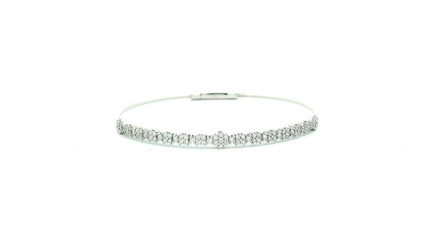Elegant Diamond-Studded Bracelet
