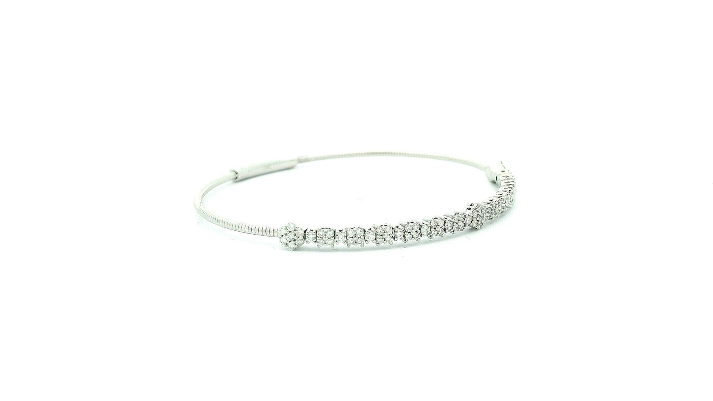 Elegant Diamond-Studded Bracelet