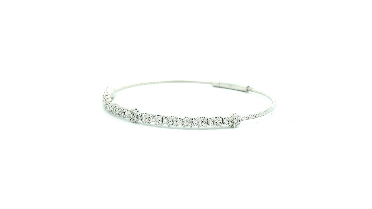 Elegant Diamond-Studded Bracelet