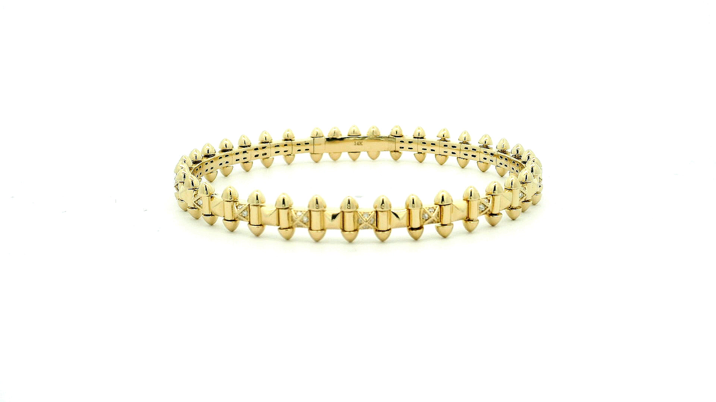Stylish Spiked Bracelet