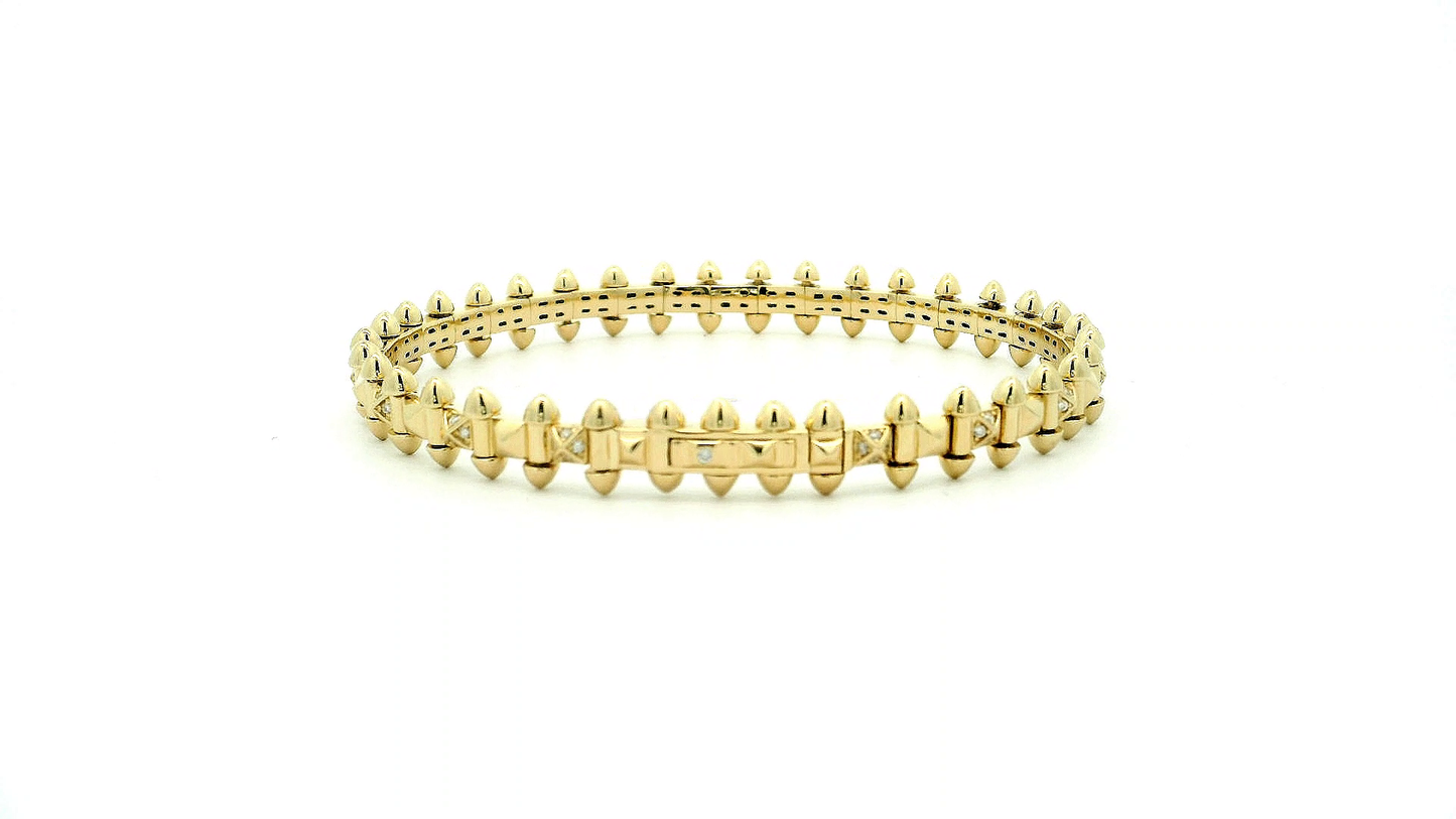 Stylish Spiked Bracelet