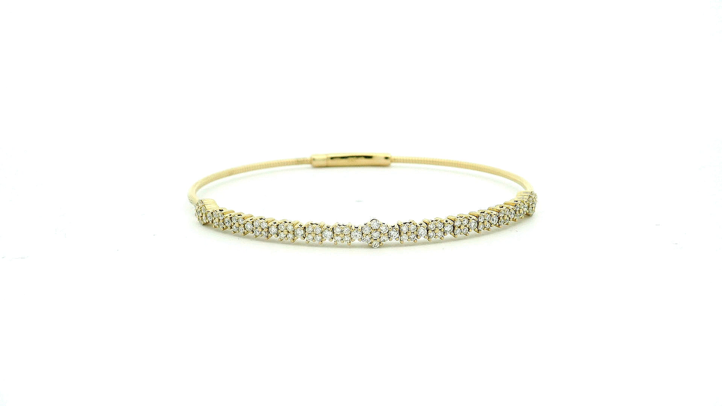 Elegant Diamond-Studded Bracelet