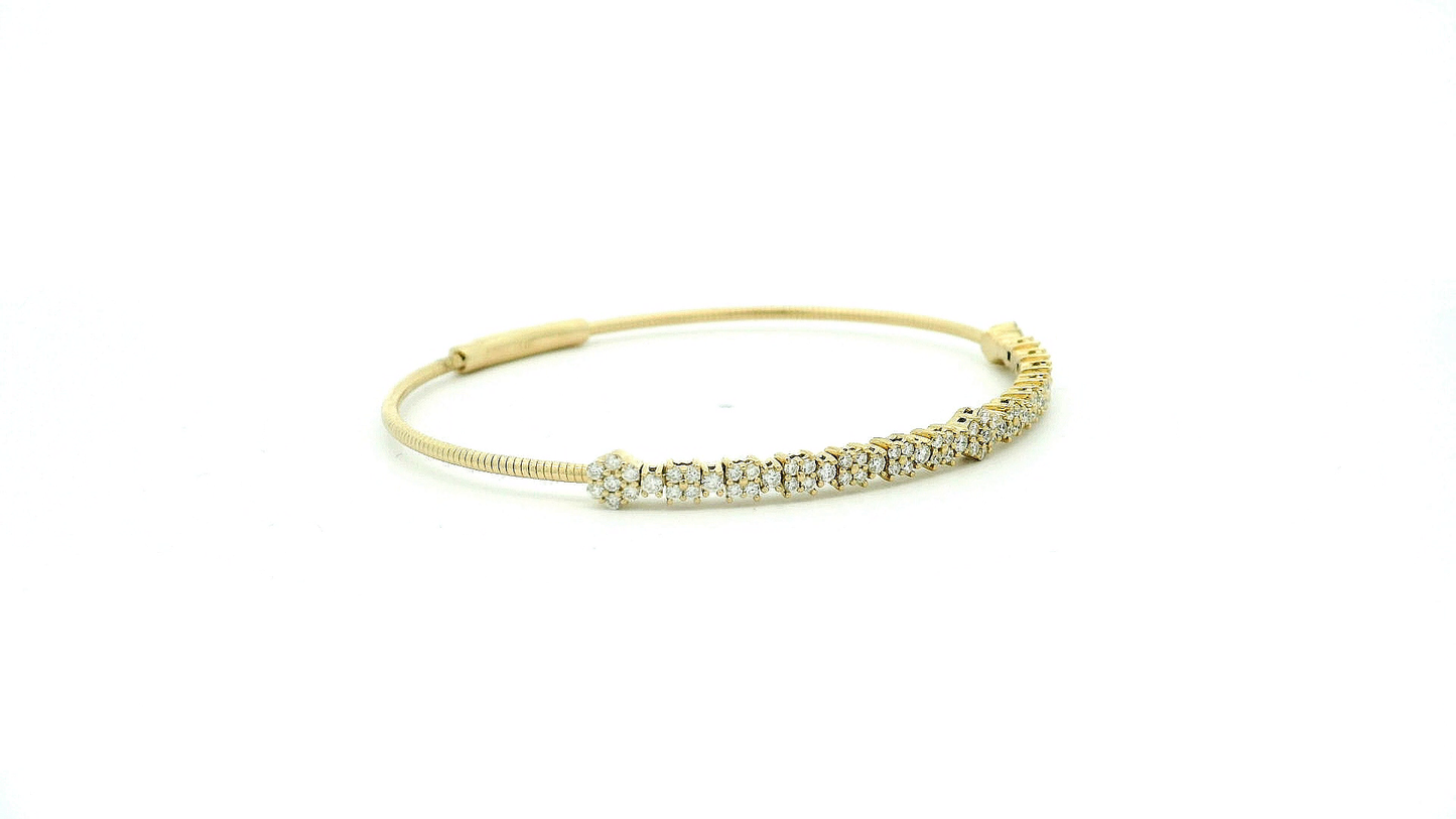 Elegant Diamond-Studded Bracelet