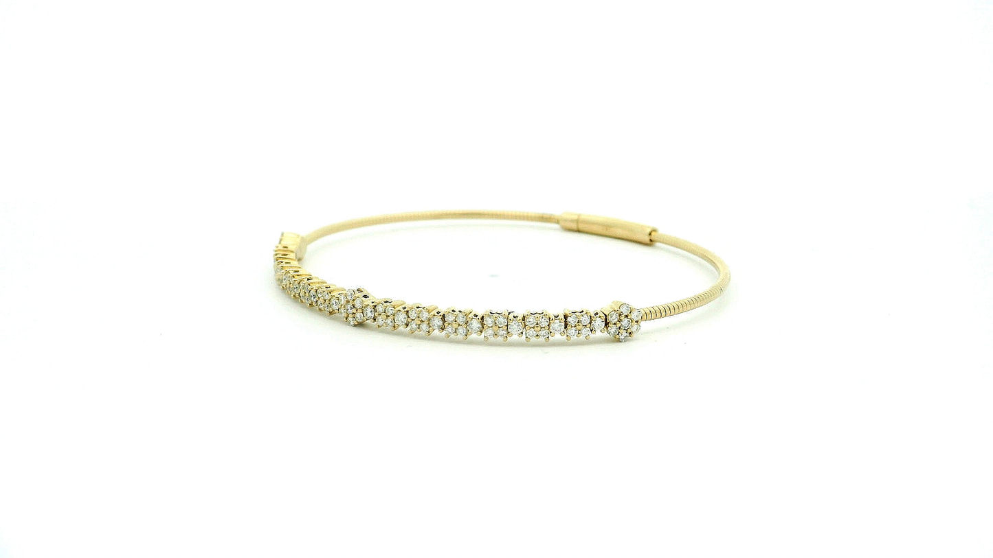 Elegant Diamond-Studded Bracelet