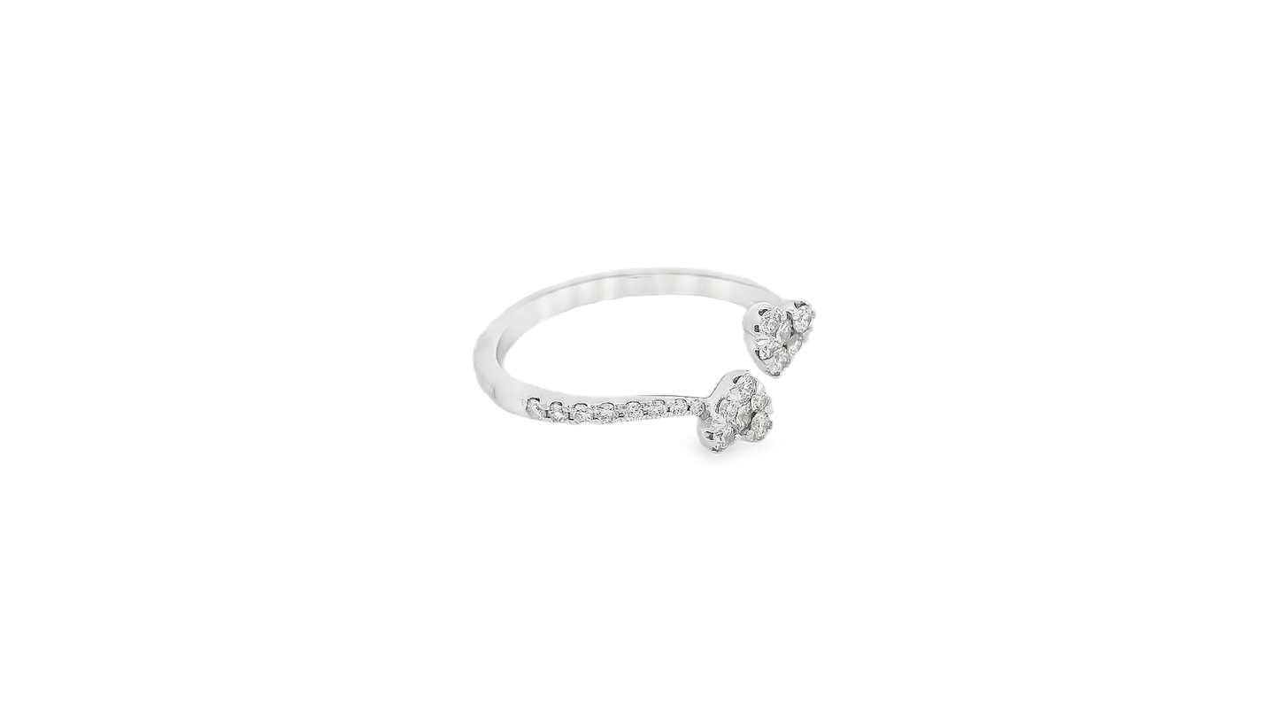 Elegant Diamond-Studded Ring