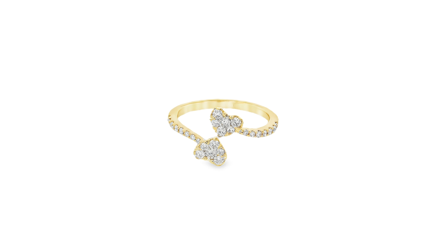 Elegant Diamond-Studded Ring