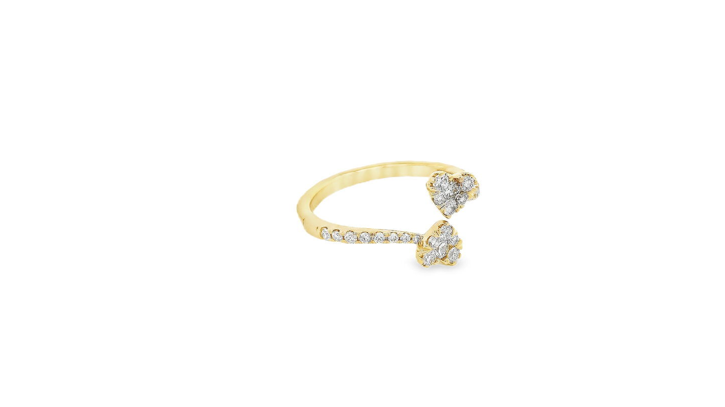 Elegant Diamond-Studded Ring