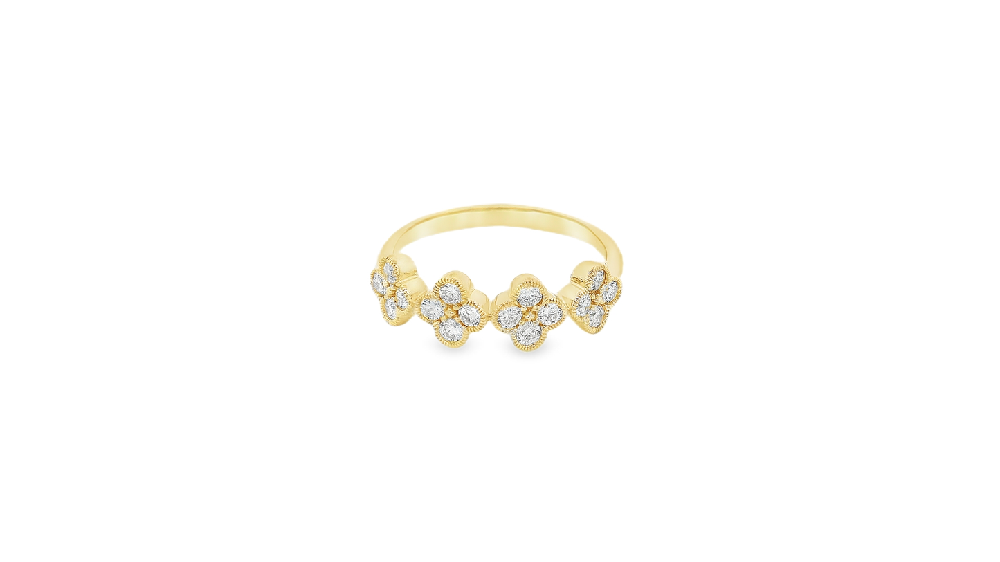Elegant Gold Diamond Ring