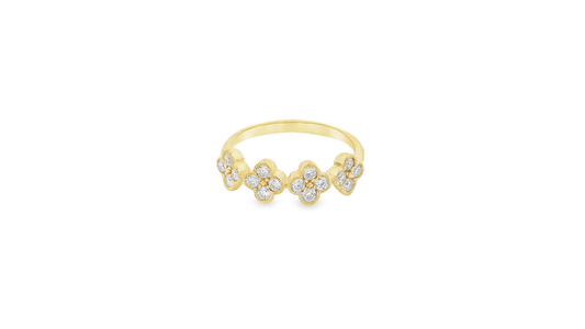 Elegant Gold Diamond Ring