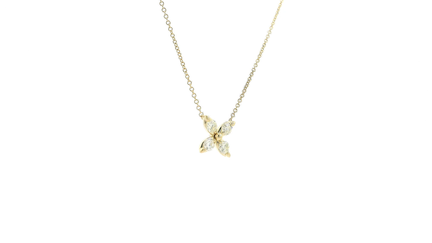 Elegant Gold Butterfly Pendant