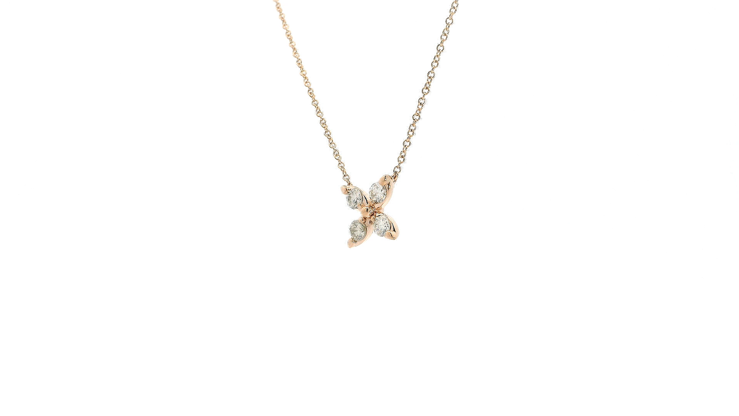 Elegant Gold Butterfly Pendant