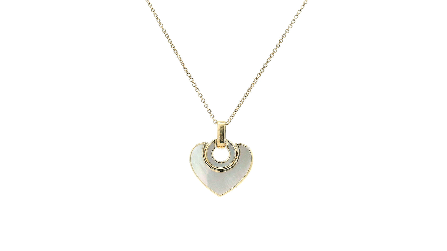 Elegant Heart-Shaped Pendant Necklace