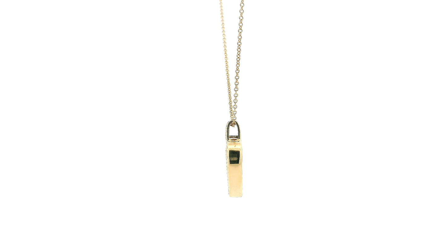 Elegant Heart-Shaped Pendant Necklace