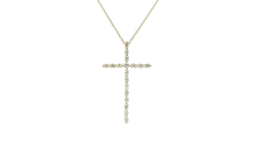 Elegant Cross Pendant Necklace