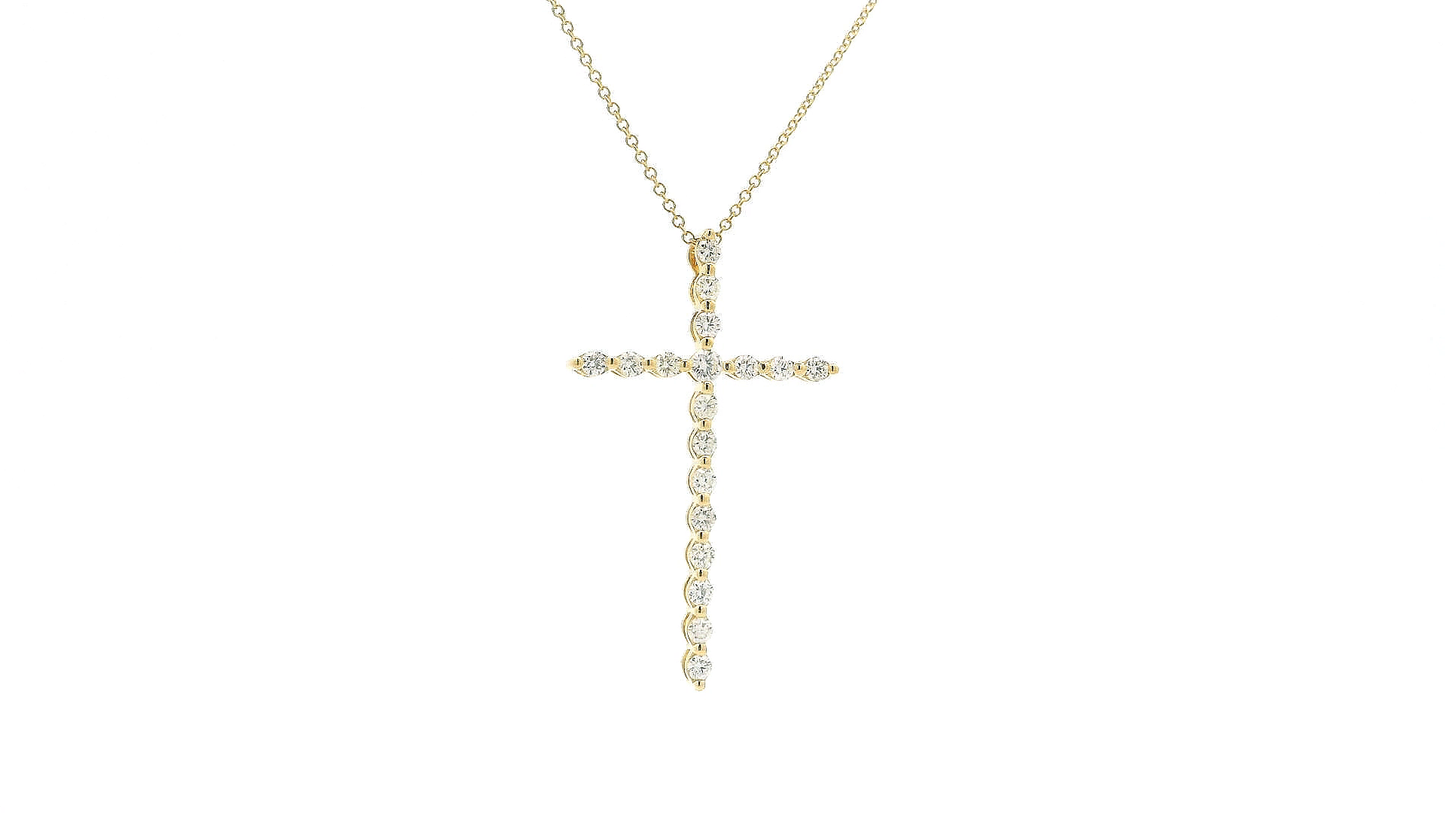 Elegant Cross Pendant Necklace