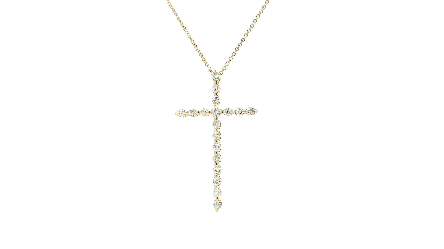 Elegant Cross Pendant Necklace