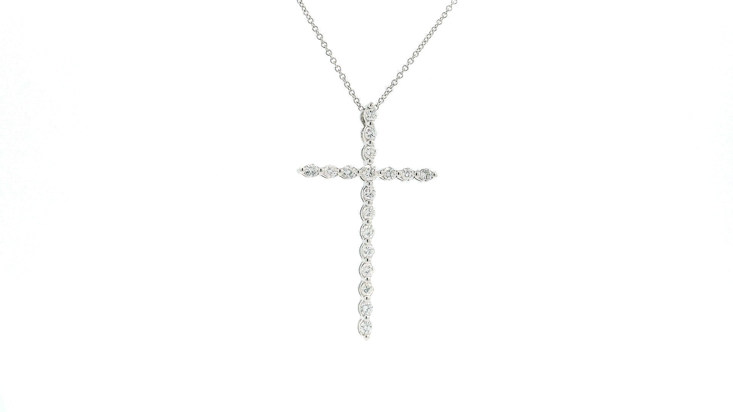 Elegant Cross Pendant Necklace