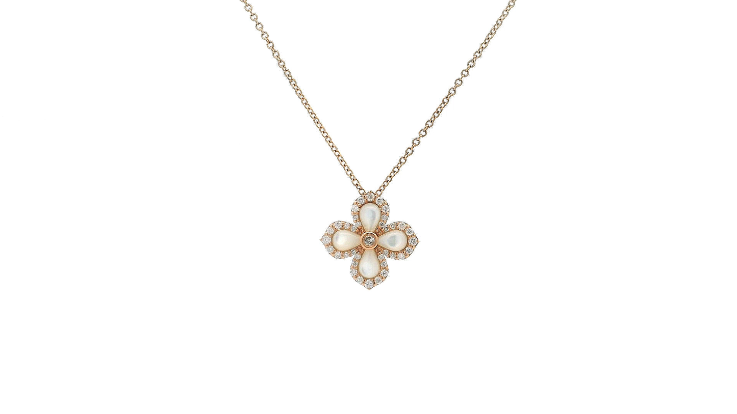 Elegant Gold Pendant with Gemstone Accents