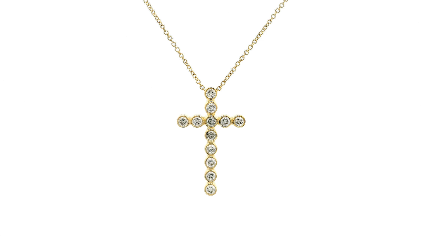 Elegant Gold Cross Pendant