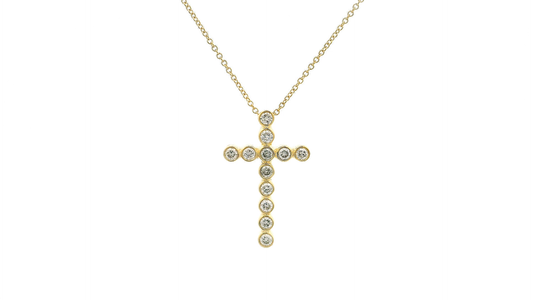 Elegant Gold Cross Pendant