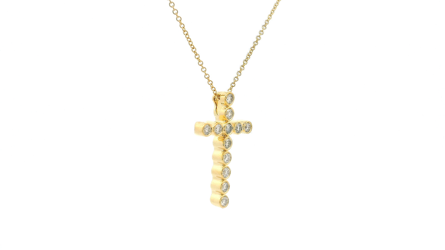 Elegant Gold Cross Pendant