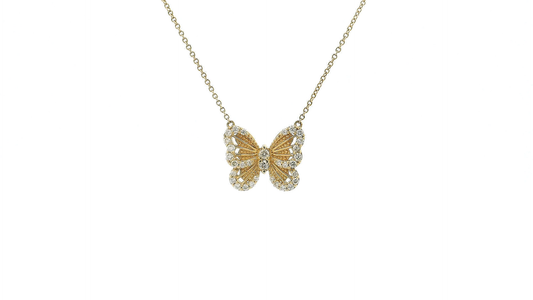 Elegant Butterfly Pendant Necklace