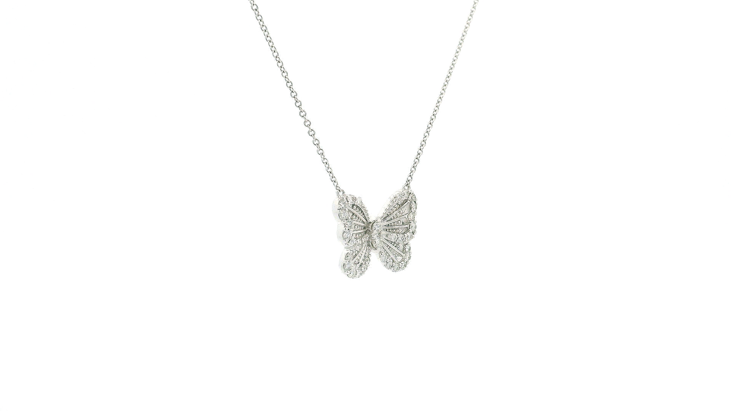 Elegant Butterfly Pendant Necklace