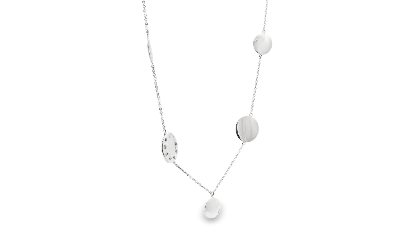 Elegant White Gold Necklace