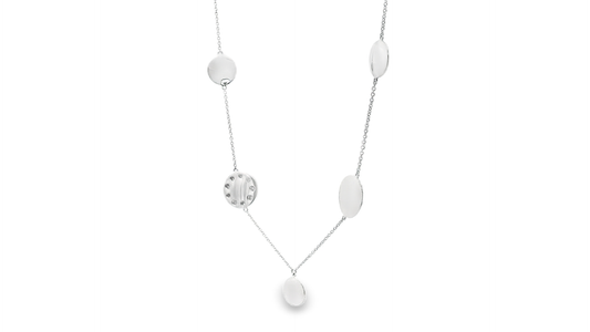 Elegant White Gold Necklace