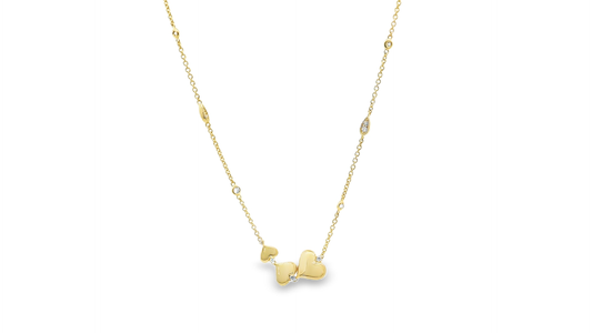 Elegant Gold and Black Pendant Necklace