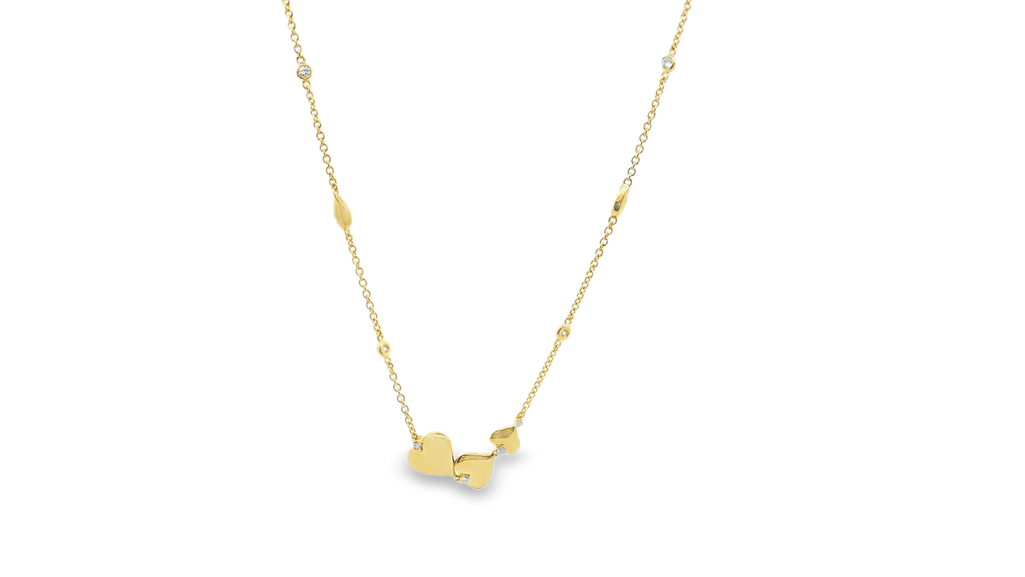 Elegant Gold and Black Pendant Necklace