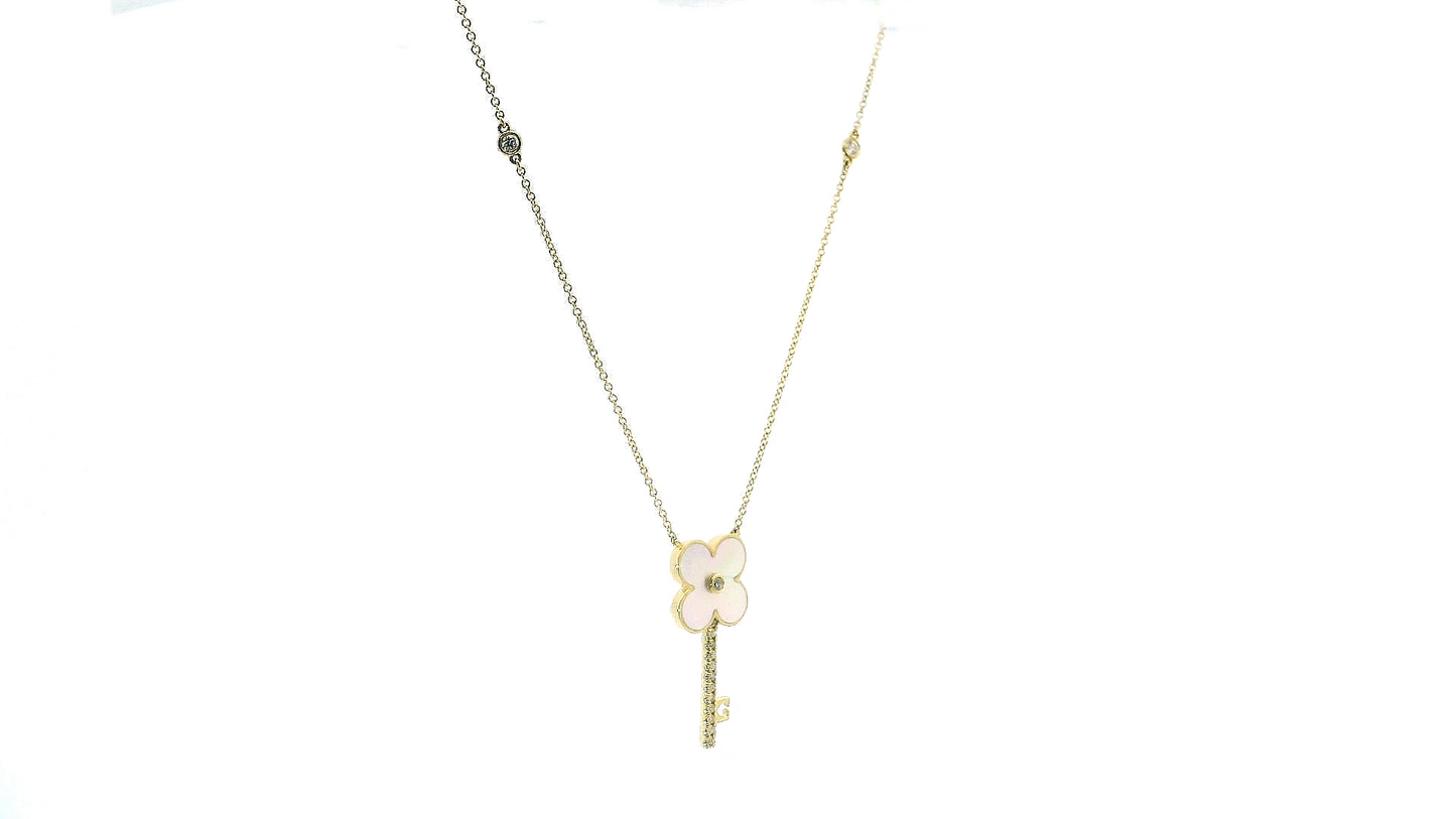 Elegant Key Pendant Necklace