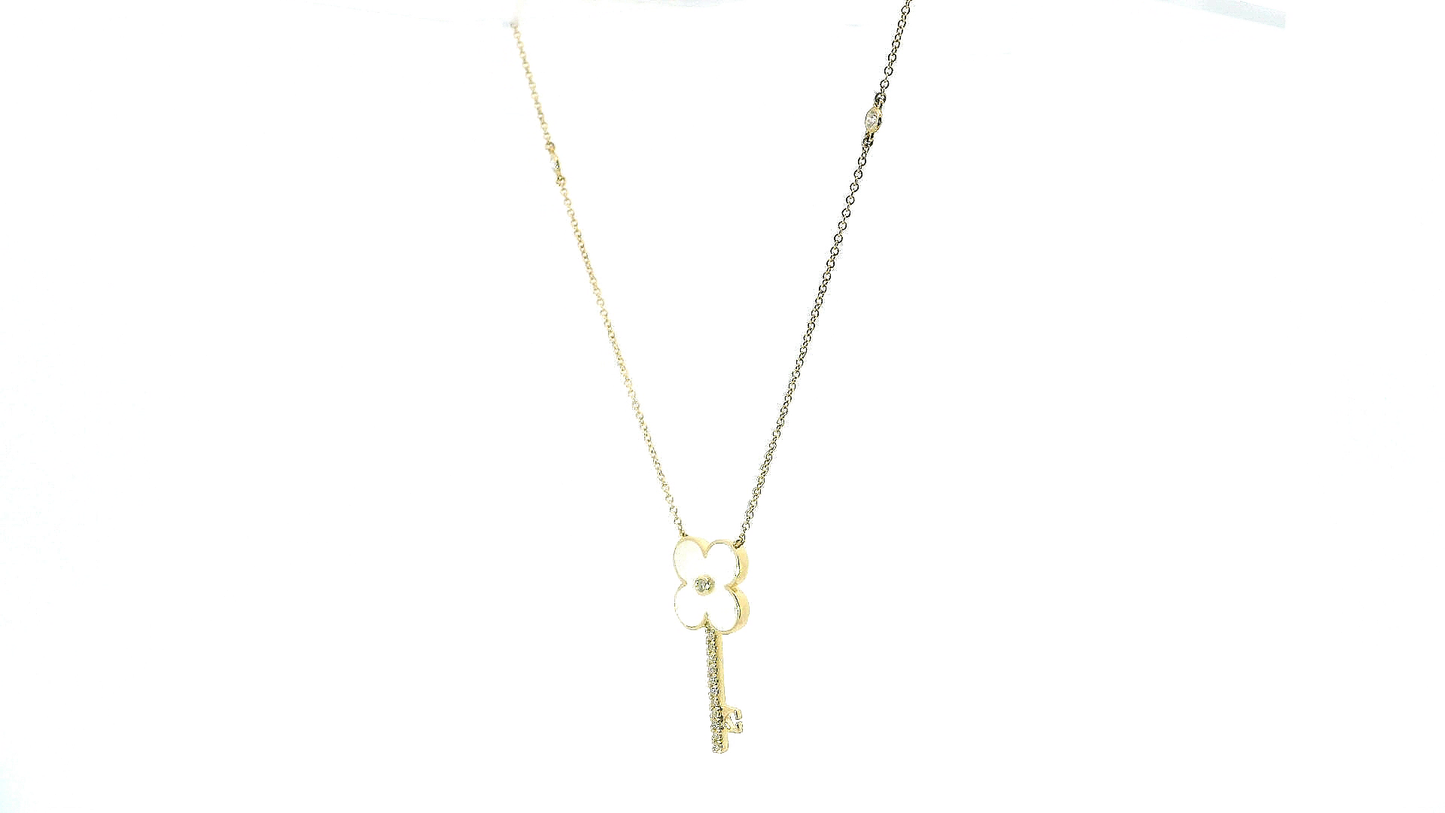 Elegant Key Pendant Necklace