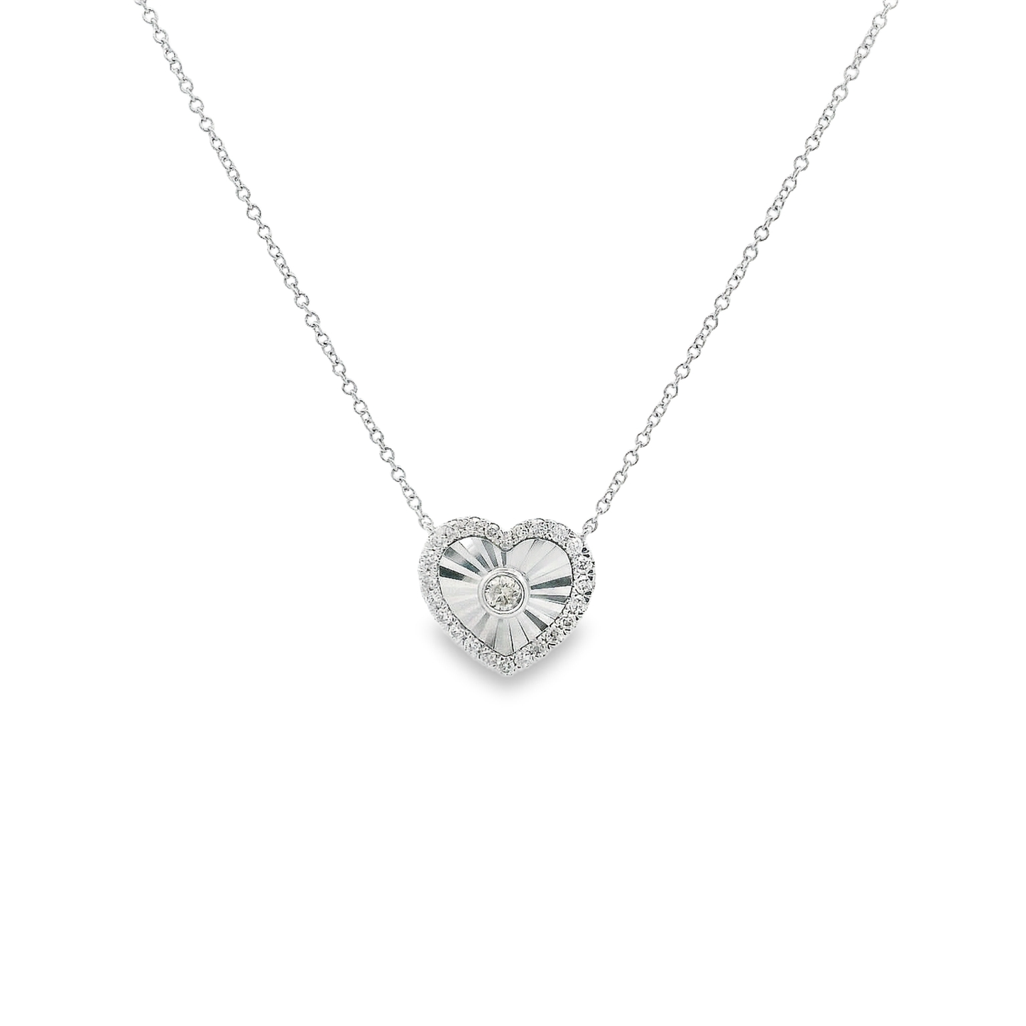 Elegant Heart Pendant Necklace