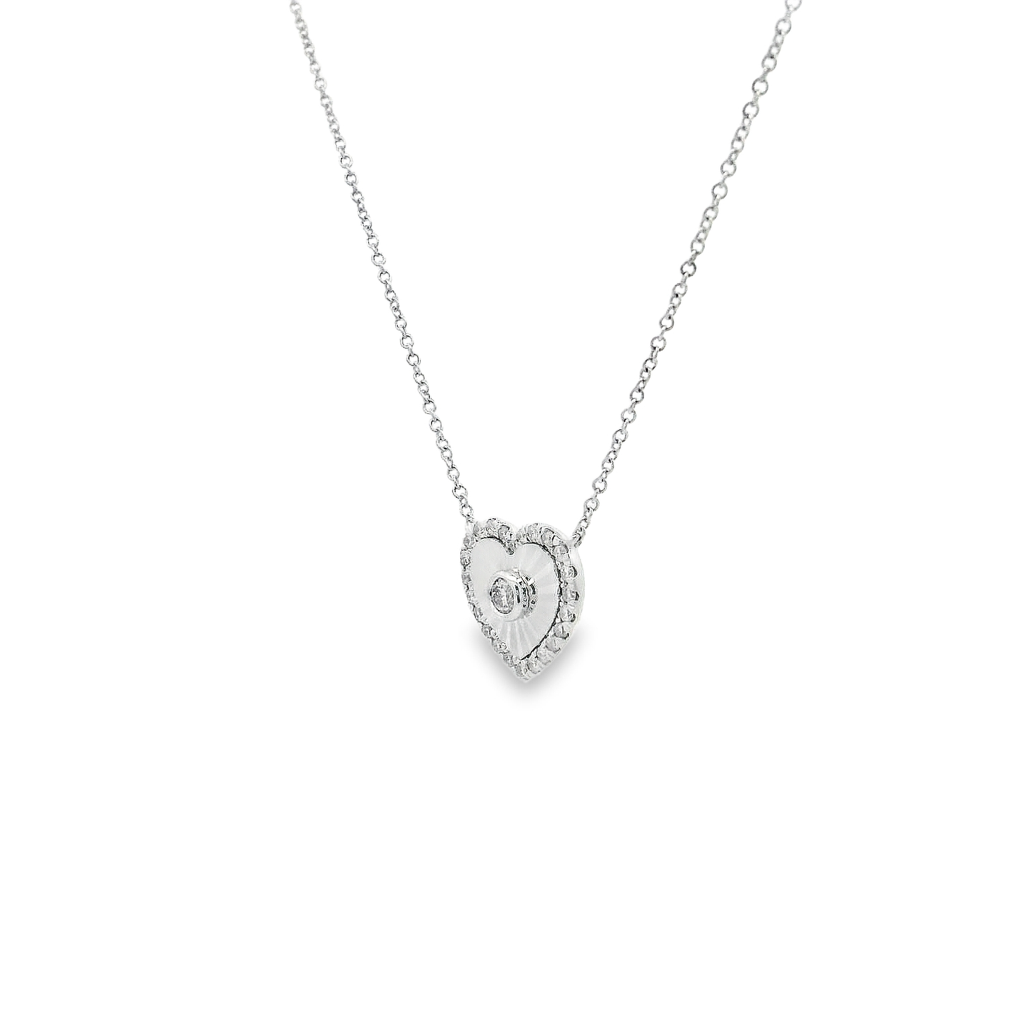 Elegant Heart Pendant Necklace